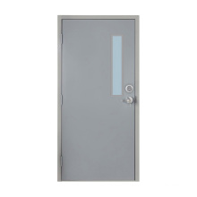 Guaranteed Quality Proper Price Grey Single Metal Exterior Steel Fireproof Door